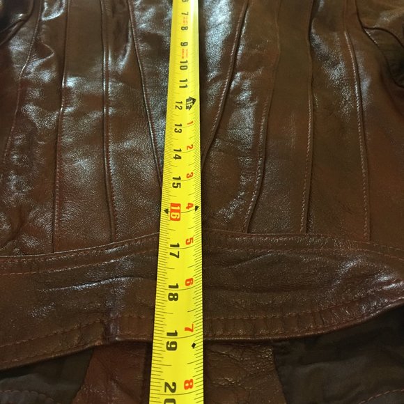 Vintage Bomber Leather Jacket Women's XS - Picture 14 of 16